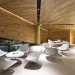 green design, eco design, sustainable design, Ministry of Design, Vanke, Triple V Gallery. Cor-ten Steel, glass curtain, China, Pitched roof architecture, Dong Jiang Bay