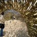 green design, eco design, sustainable design, Marco Casagrande, Sandworm, Wenduine, Belgium, woven structure, woven willow structure, amorphous shelter