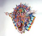 Michael Velliquette Transforms Paper into Colorful Textured Sculptures