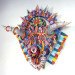green design, eco design, sustainable design, paper art, Michael Velliquette, One From Many From One, Caestecker Art Gallery, Paper sculptures