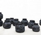 Pepe Heykoop’s Matka Vases Repurpose Water Vessels and Remnant Leather