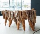 Studio Rygalik’s ‘Baguette Table’ Uses Old Bread to Raise Awareness About Food Waste