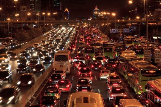 Beijing traffic, traffic jam, traffic congestion, highway traffic, gridlock