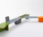 Abracadabra Bench by Lagranja Turns Boring Seating Into a Colorful Sculpture