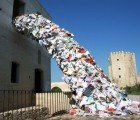 Alicia Martin’s Amazing Book Sculptures Pour out of Windows and Into the Streets
