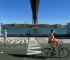 Awesome Typographic Directions Tell Bikers Where to Cycle in Lisbon