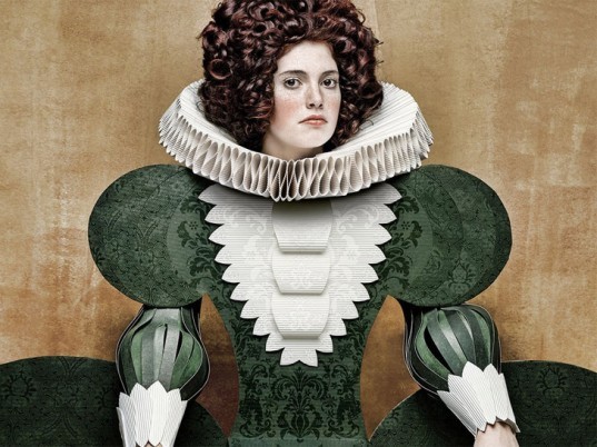 Christian Tagliavini, cardboard ladies, fashion, art, portraits, photography,