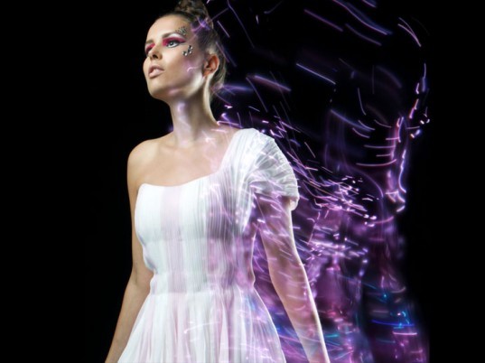 CuteCircuit, Spring/Summer 2012, Katy Perry, wearable technology, digital printing, eco-fashion, sustainable fashion, green fashion, ethical fashion, sustainable style, LED fashion, LED dresses, LED clothing, LEDs, smart textiles, London, U.K., United Kingdom