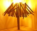Rubbish Becomes a Crafty Design with the Lampada Metro by Arcangelo Favata