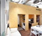 Mode:lina’s New Coworking Office Maximizes Space With Private Plywood Loft
