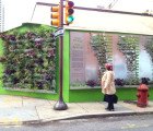 Lush Living Wall Masks the Construction Site of a New Philadelphia Shake Shack