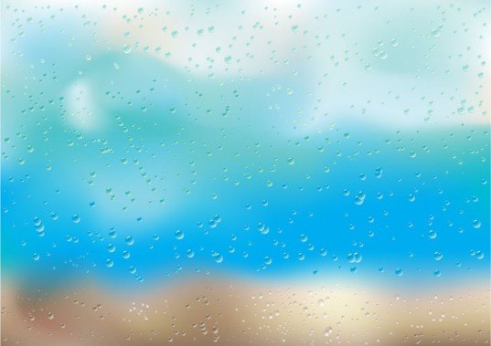 Water, beads of water, glass, window, water on glass