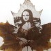 Foliages Art, Leaves carving, Ephemeral Pictures, Chinese art, Mona Lisa, ephemeral art