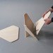 Green furniture, flatpack, side table, Andreas Kowalewski, Wedge table, green design, wedge side table