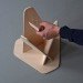 Green furniture, flatpack, side table, Andreas Kowalewski, Wedge table, green design, wedge side table