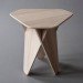 Green furniture, flatpack, side table, Andreas Kowalewski, Wedge table, green design, wedge side table