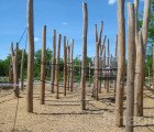 Gleisdreieck Park’s Minimal Playground Is Built Simply from Wood, Ropes and Steel