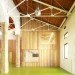 Miquel Mariné Núñez, César Rueda Boné, green renovation, sustainable renovation, spain, marketplace, children's center, green design, sustainable design, eco-design, conifer wood, lightweight construction materials, temporary structure