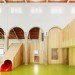 Miquel Mariné Núñez, César Rueda Boné, green renovation, sustainable renovation, spain, marketplace, children's center, green design, sustainable design, eco-design, conifer wood, lightweight construction materials, temporary structure