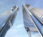 Adrian Smith + Gordon Gill Unveil Dancing Dragons Towers With Scaly, Breathable Skin
