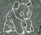 Tokyo Zoo Project Maps Gigantic Animals in Tokyo Using Bike Lanes