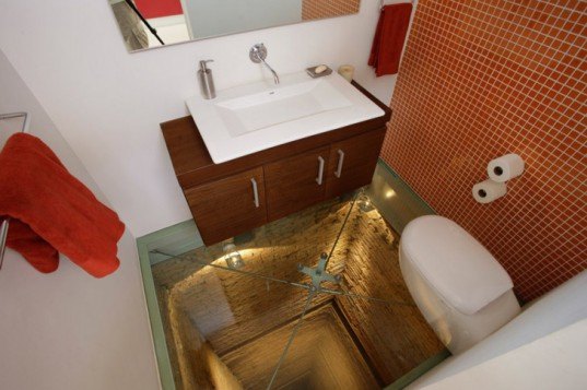 Hernandez Silva Arquitectos, Vertigo Architecture, Apartment Conversion, Glass Floor, Transparent Floor, Minimal Architecture, Mexico Architecture, Apartment Update, PPDG Penthouse, Apartment Guadalajara