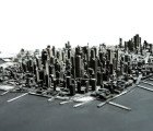 Artist Creates Epic Cityscapes Using Vintage Letterpress Pieces