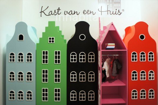 Kast Van Een Huis, Kids' Dutch House Closets, Kids Building Shaped Wardrobes