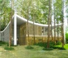 LYCS Architecture’s Hangzhou Spruce Art Center Sits Serenely On its Wooded Site