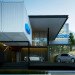 Mazda Container Showroom, Site Specific Experiment, cargotecture, shipping container dealership, site specific