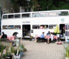1970s Double-Decker Bus in Berlin Transformed Into Mobile Kiosk