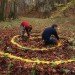 green design, eco design, sustainable design, Land Art, environmental art, eco-friendly mateirals, Sylvain Meyer, ephemeral art, Walter de Maria, Spiral Jetty, Robert Smithson