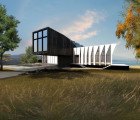 The Cross House is a Naturally Lit Home Hidden in the Forest of Mount Nelson in Tasmania