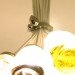 Glass pots, traditional, lamp, repurposed, recycled, sustainable, redesign, colorful