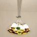 Glass pots, traditional, lamp, repurposed, recycled, sustainable, redesign, colorful