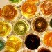 Glass pots, traditional, lamp, repurposed, recycled, sustainable, redesign, colorful