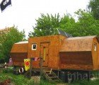 Berlin’s Wagendorf Lohmühle is a Hidden Self-Sufficient Caravan Village