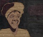 Recovering/Uncovering Turns Trashed Cardboard Into Canvases for Portraits