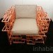 “green furniture”, Benjamin Rollins Caldwell, BRC Designs, design week, eco design, green design, ICFF, new york design week, sustainable design, international contemporary furniture fair, pipe table, recycled pipe chair, recycled pipe table, copper pipe table