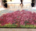 Edible Cherry Blossom Tree Mosaic is Made From 10,000 Scrumptious Cupcakes!