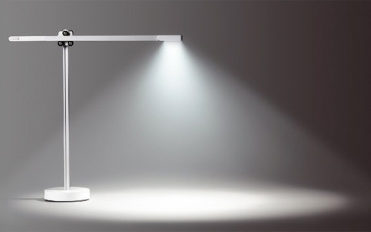 Jake Dyson CSYS lamp green lighting, leds, led lighting, jake dyson, csys, desk lamps, icff, new york design week