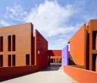 Terracotta-Colored High School in Senegal Only Needs A/C 2 Months a Year