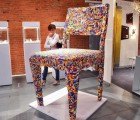 Alessandro Jordão’s Giant Lego Chair Debuts at “Fresh from Brasil” During NY Design Week