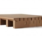 Cardboard Paperpedic Bed Can Support the Weight of 22 People!