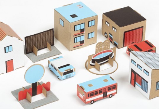 Papierowe Miasto, papertown, recycled paper town, urban planning, parenting