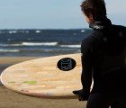 Bjorn Holm Recycles Broken Skateboards Into an Awesome Surfboard