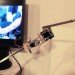 robot arm at nyu itp robotics, robot arm, interactive design, robot drawing arm