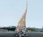 Wang Zhiyuan’s 37-Foot-Tall Trash Tornado Spirals Into the Sky