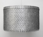 Allison Patrick Transforms Hundreds of Soda Can Tabs into Gorgeous Glowing Lampshades