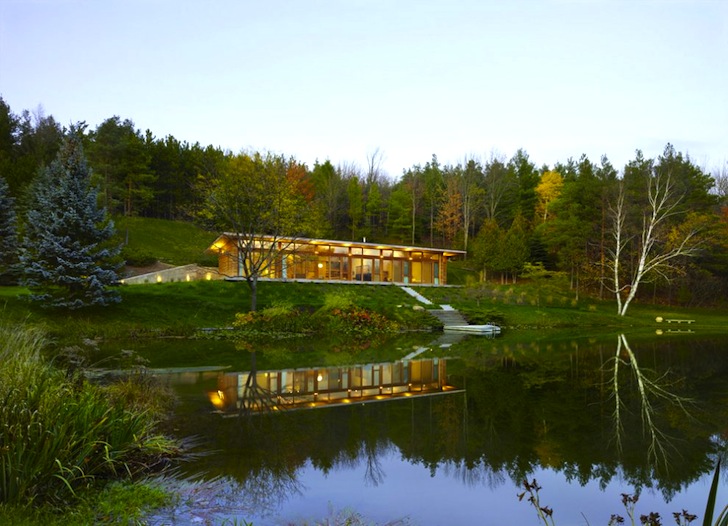 Superkül Inc, Ontario, green roof, skylights, daylighting, passive solar gain, natural materials, green design, sustainable design, eco-design, +House, Canada